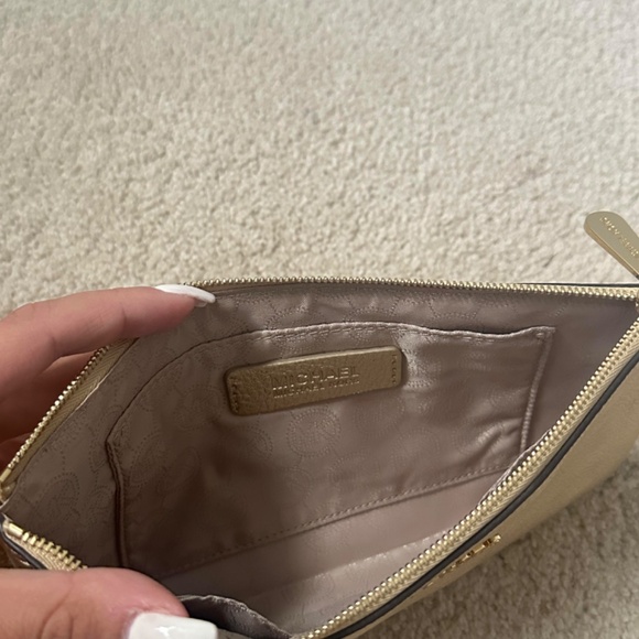 Michael Kors Metallic Gold Wristlet - Picture 3 of 7